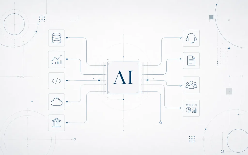 Künstliche Intelligenz im Zusammenspiel mit Daten und Unternehmenssystemen